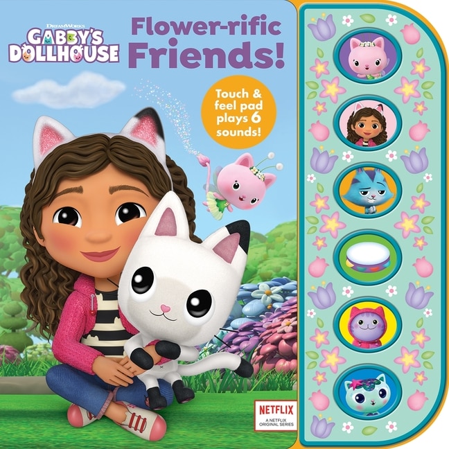 Front cover_DreamWorks Gabby's Dollhouse: Flower-rific Friends! Sound Book