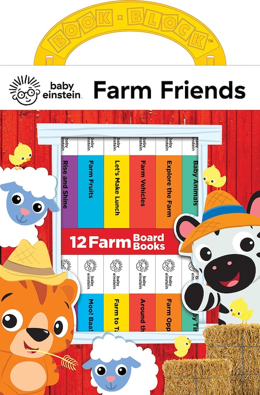 Front cover_Baby Einstein: Farm Friends 12 Farm Board Books