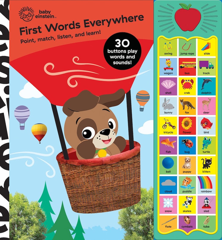 Front cover_Baby Einstein: First Words Everywhere Sound Book