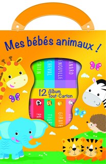 Couverture_Mes b&eacute;b&eacute;s animaux! 12 album tout-carton