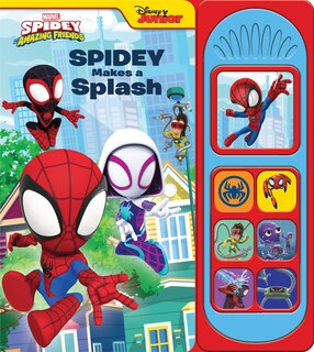 Front cover_Disney Junior Marvel Spidey and His Amazing Friends: Spidey Makes a Splash Sound Book