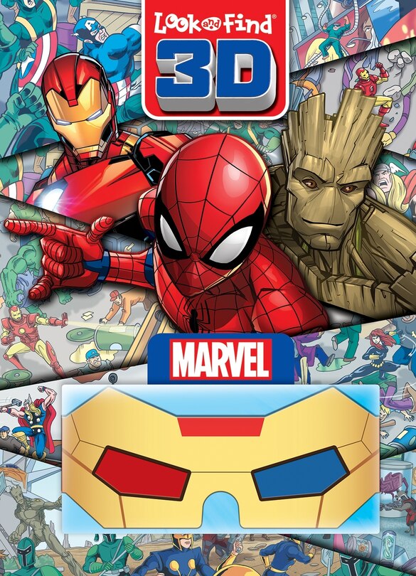 Front cover_Marvel: Look and Find 3D