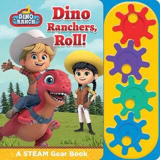 Couverture_Dino Ranch: Dino Ranchers, Roll! a Steam Gear Sound Book
