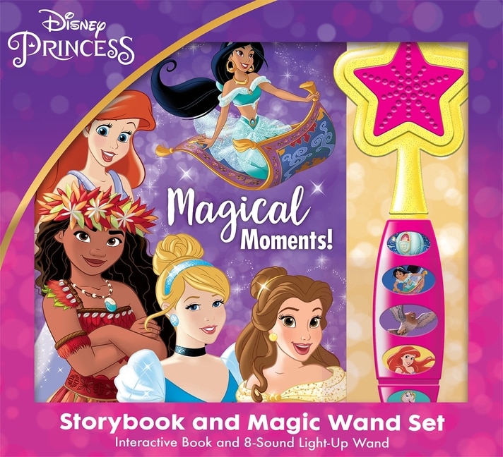 Front cover_Disney Princess: Magical Moments! Storybook and Magic Wand Sound Book Set