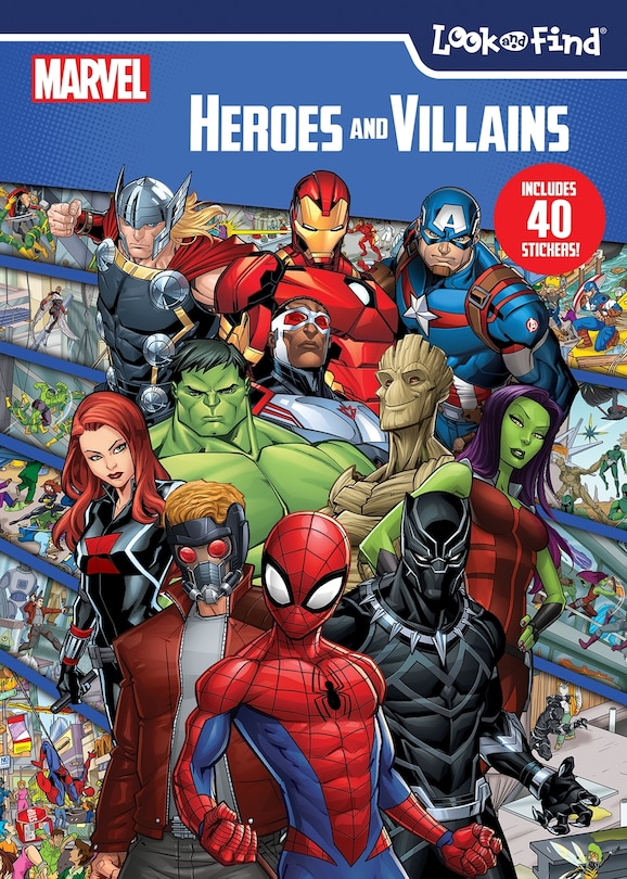 Front cover_Marvel: Heroes and Villains Look and Find