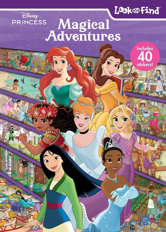 Front cover_Disney Princess: Magical Adventures Look and Find