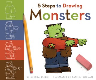 Front cover_5 Steps to Drawing Monsters