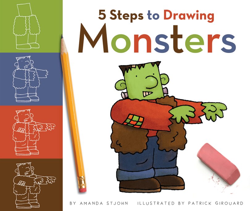 Front cover_5 Steps to Drawing Monsters