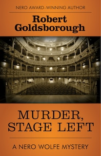 Front cover_Murder, Stage Left