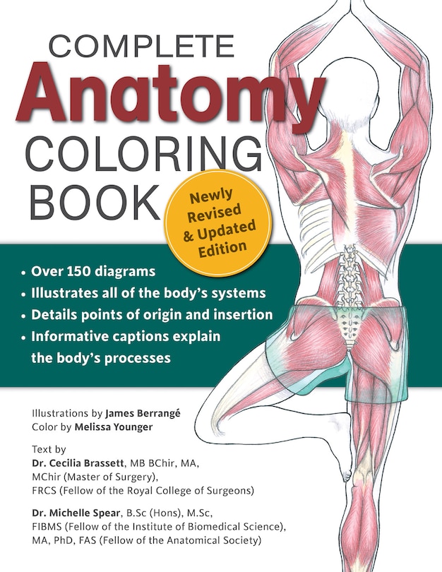 Front cover_Complete Anatomy Coloring Book, Newly Revised and Updated Edition