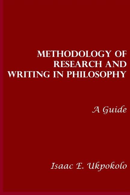 Couverture_Methodology of Research and Writing in Philosophy