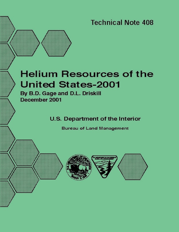 Couverture_Helium Resources of the United States - 2001 Technical Note 408