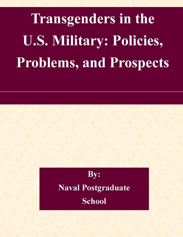 Couverture_Transgenders in the U.S. Military