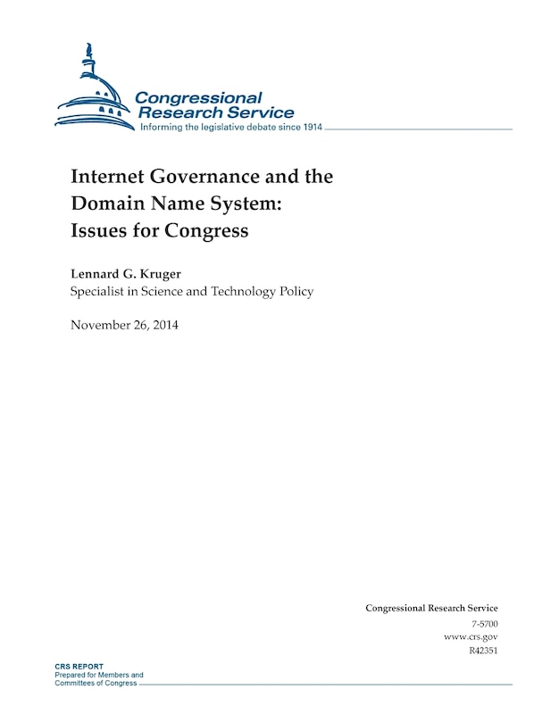 Front cover_Internet Governance and the Domain Name System