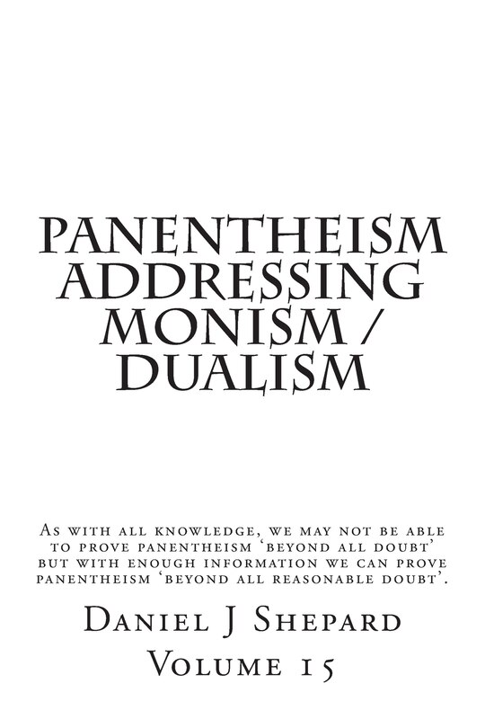 Front cover_Panentheism Addressing Monism / Dualism