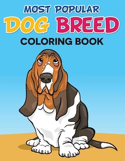Front cover_Most Popular Dog Breed Coloring Book