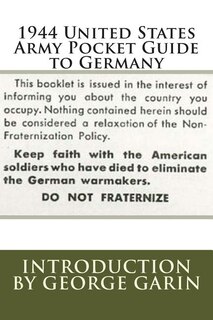 Couverture_1944 United States Army Pocket Guide to Germany