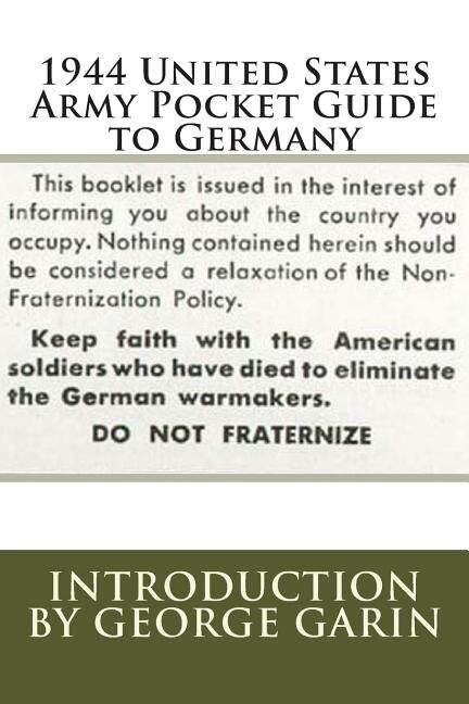 Couverture_1944 United States Army Pocket Guide to Germany
