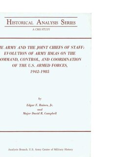 Couverture_The Army and the Joint Chiefs of Staff