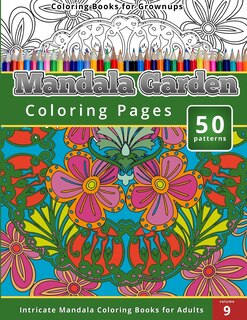 Couverture_Coloring Books for Grown-ups Mandala Garden Coloring Pages