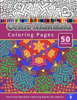 Front cover_Coloring Books for Grown-ups Celtic Mandala Coloring Pages