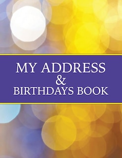 Couverture_My Address & Birthdays Book