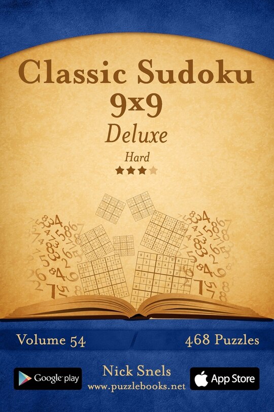 Couverture_Classic Sudoku 9x9 Deluxe - Hard - Volume 54 - 468 Logic Puzzles