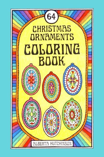 64 Christmas Ornaments Coloring Book