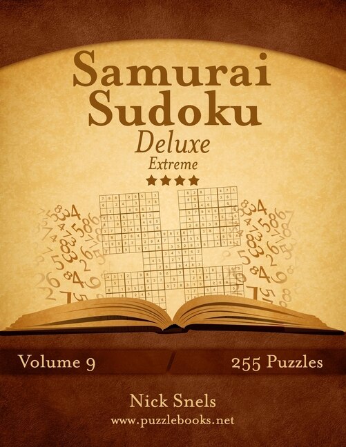 Front cover_Samurai Sudoku Deluxe - Extreme - Volume 9 - 255 Logic Puzzles