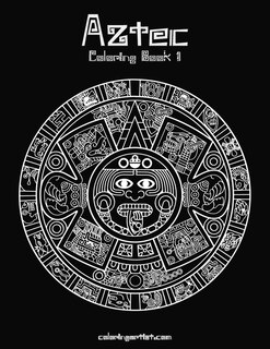 Front cover_Aztec Coloring, Book 1