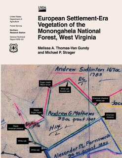 Front cover_European Settlement-Era Vegetation of the Monogahela National Forest, West Virginia