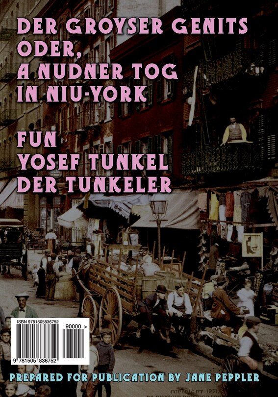Couverture_Der Groyser Genits (the Big Yawn) - Yiddish