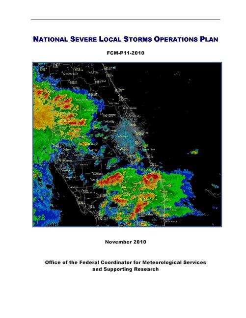 Couverture_National Severe Local Storms Operations Plan (Black and White)