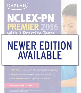 Front cover_NCLEX-PN Premier 2016 with 2 Practice Tests