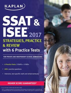 Couverture_SSAT & ISEE 2017 Strategies, Practice & Review with 6 Practice Tests