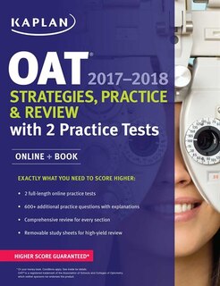 Couverture_Oat 2017-2018 Strategies, Practice & Review With 2 Practice Tests