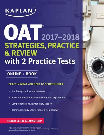 Couverture_Oat 2017-2018 Strategies, Practice & Review With 2 Practice Tests