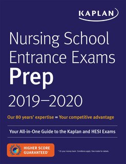 Couverture_Nursing School Entrance Exams Prep 2019-2020