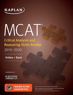 Front cover_MCAT Critical Analysis and Reasoning Skills Review 2019-2020