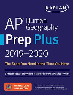Front cover_Ap Human Geography Prep Plus 2019-2020