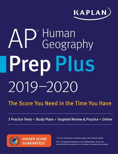 Front cover_Ap Human Geography Prep Plus 2019-2020