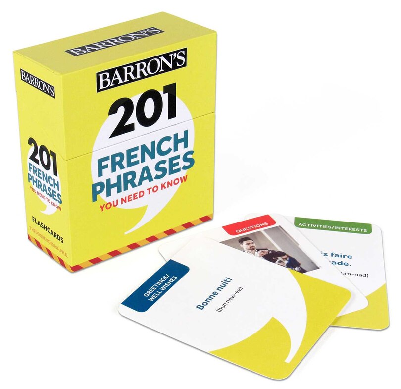 Front cover_201 French Phrases You Need To Know Flashcards