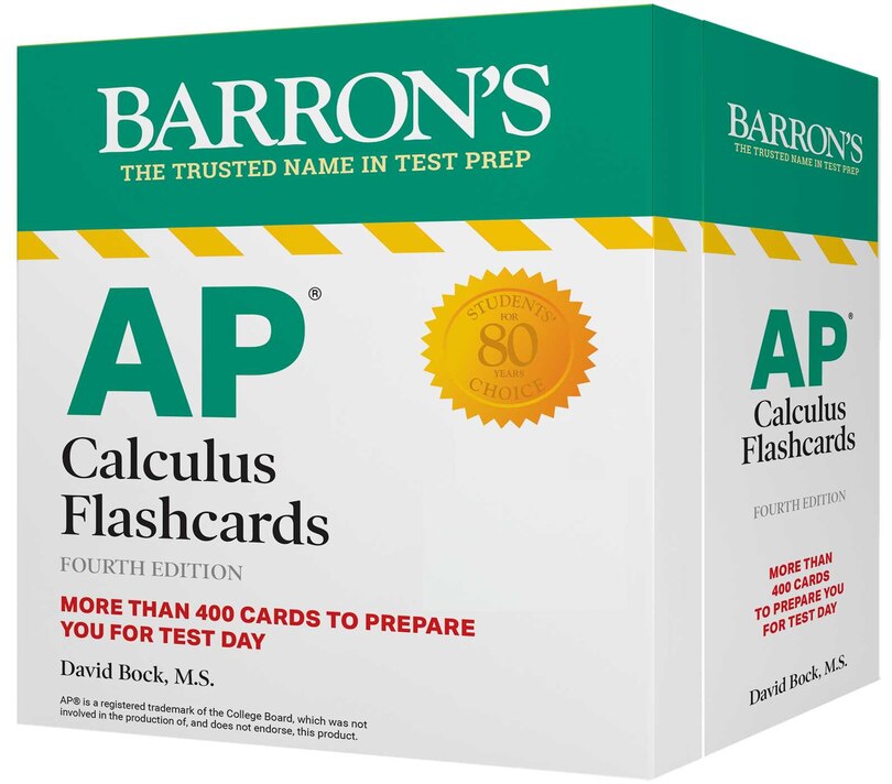 Couverture_Ap Calculus Flashcards, Fourth Edition: Up-to-date Review And Practice + Sorting Ring For Custom Study