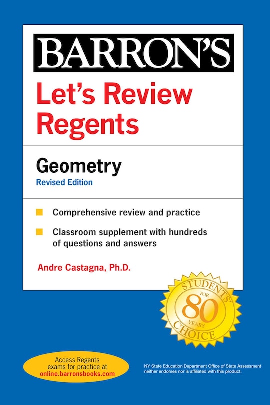 Front cover_Let's Review Regents: Geometry Revised Edition