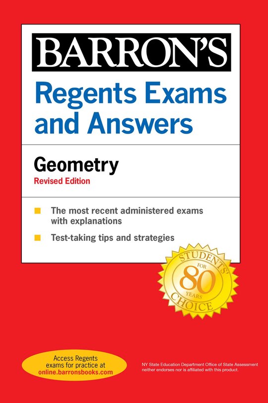 Couverture_Regents Exams and Answers Geometry Revised Edition
