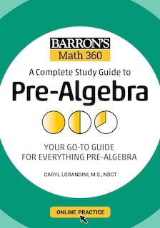 Couverture_Barron's Math 360: A Complete Study Guide To Pre-algebra With Online Practice
