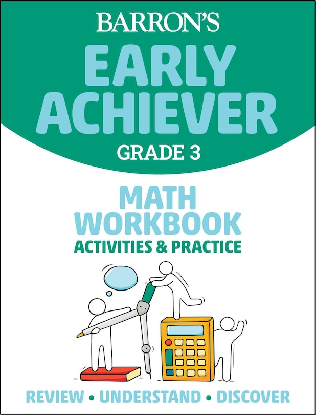 Front cover_Barron's Early Achiever: Grade 3 Math Workbook Activities & Practice