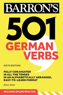 Front cover_501 German Verbs, Sixth Edition