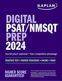 Front cover_Digital PSAT/NMSQT Prep 2024 with 1 Full Length Practice Test, Practice Questions, and Quizzes