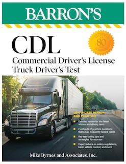 Front cover_CDL: Commercial Driver's License Truck Driver's Test, Fifth Edition: Comprehensive Subject Review + Practice